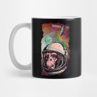 Smoking Space Monkey in Orion's Nebula Mug